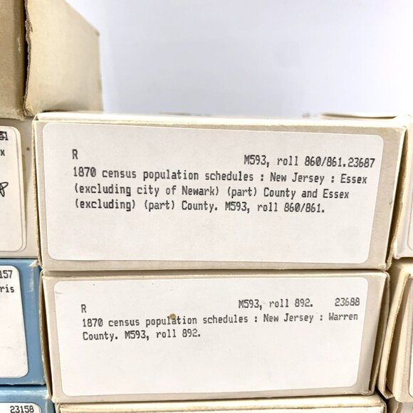 Census Microfilm 1840, 1870 New Jersey Ohio Lot of 10 - Picture 4 of 10
